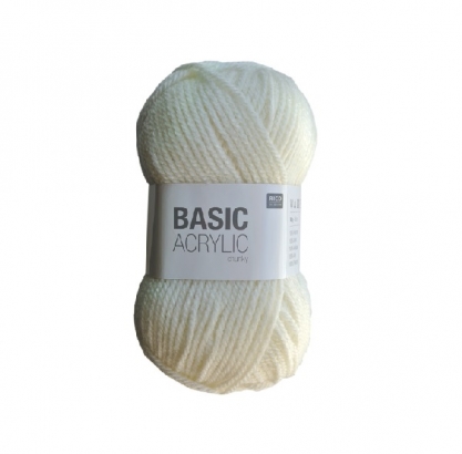 Yarn RICO Basic Acrylic Chunky - 002